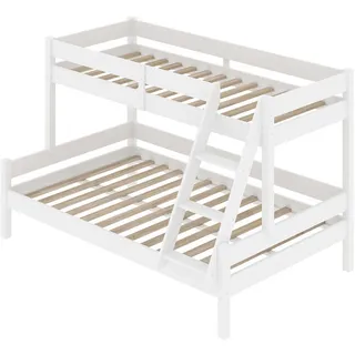 VitaliSpa Etagenbett Everest 140 x 200 cm Kiefer massiv weiß