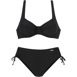 LASCANA Bügel-Bikini Damen Schwarz 42 Cup C