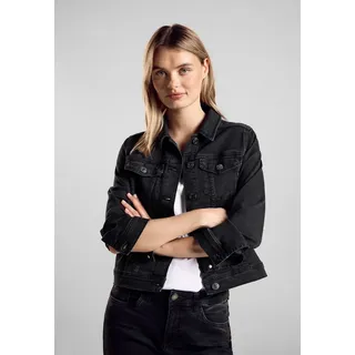 STREET ONE Jeansjacke Look, black washed 42