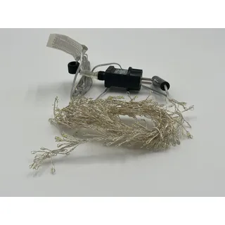 Tropfen Lichterkette 400er LED warmweiß Transformator Weihnachtsbeleuchtung - Weiß