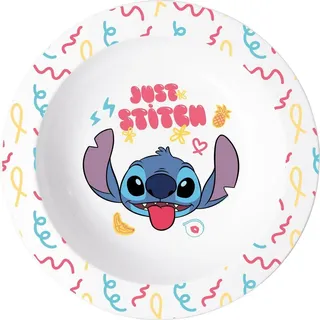Tataway Disney Stitch Mikrowellenschüssel — Große Suppen-, Pasta- und Müslischale aus Kunststoff | Langlebig, leicht, leicht zu reinigen