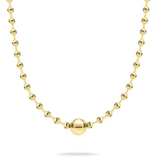 Liebeskind Berlin Damen Halskette LJ-1713-N-42 aus Edelstahl in IP Gold