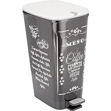 Bild Abfallbehälter Chic Coffee menu 50-60 Liter, Plastik, mehrfarbig, 29x44.5x60.5 cm