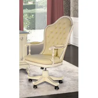 stile elisa Chefsessel Holz Weiß
