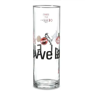 1. FC Köln Kölschglas Limited Edition 17 – Offizielles Bierglas FC Köln – 0,2L Kölsch Glas mit Vereinslogo – Sammlerstück Fußball Fanartikel – Geschenk für Köln Fans