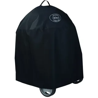 RÖSLE Holzkohle-Kugelgrill Abdeckhaube No.1 F50/F50 AIR, Hochwertige Schutzhülle aus 100% Polyester, mit praktischem Klettverschluss zum Fixieren, wasserdicht