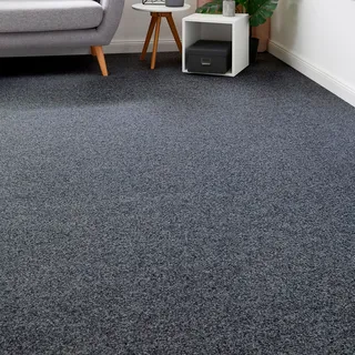 Andiamo Teppichboden »Invita, Nadelvlies, Made in Belgium« rechteckig 5 mm Höhe melierte Optik, Breite 200 cm oder 400 cm, robust & strapazierfähig, grau