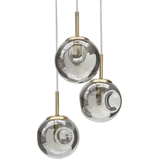 Beliani Ralfes 1-flg. E14 31 cm Transparent/Glas