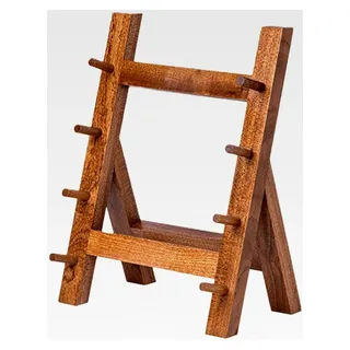 Messerregal aus Holz im japanischen Stil, 4-lagiger Halter für Lachsmesser, mehrlagiges Küchenregal für die japanische Küche, Gastronomie und Restaurant