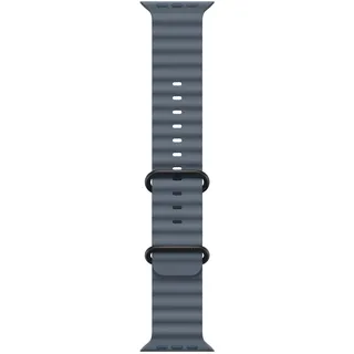 Watch Ultra Ocean Armband 49 mm Maritimblau Titan Schwarz