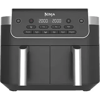 Ninja Foodi DualZone 7,6-l-Heißluftfritteuse DZ801EU grau