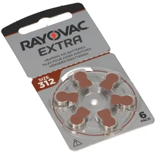 Rayovac Extra Advanced 312 PR41 6 St