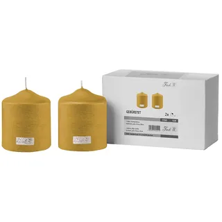 Fink CANDLE Stumpenkerze 10 cm gold