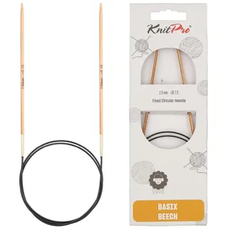 KnitPro Basix Beech Rundnadeln 40" (100cm) | 2.5mm
