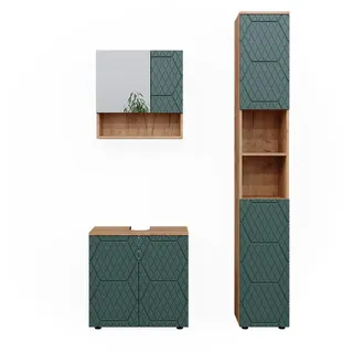 Vicco Irma 3-tlg. Eiche/Grün