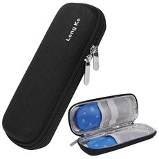 JAKAGO Insulin Kühltasche, Tragbare Insulin Pen Tasche mit 2 Nylon Kühlakkus für Diabetes Zubehör & Kühler Diabetes Medikamente (Schwarz)