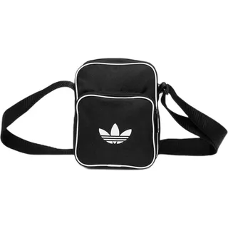 Adidas Herren Messenger Bag, Modellnummer JX0257, Schwarze Umhängetasche - Weiß
