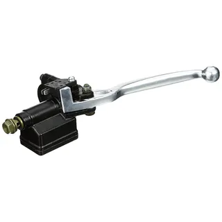 NARAKU Bremspumpe/Bremszylinder BT33933 mit vorn Handbremshebel vorn - M8 Spiegelaufnahme Schwarz/Silber