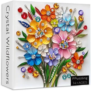 Crystal Wildflowers 1000 Teile Puzzle