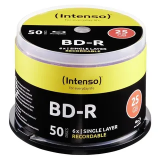 Intenso BD-R 25GB 6x Speed, Cakebox