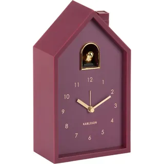 Karlsson - Wecker Modern Cuckoo Oro - Violett - 15x11.5x20cm - Lila
