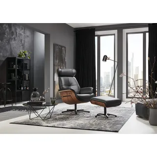 Hukla Fußhocker 50 x 43 x 50 cm Schwarz