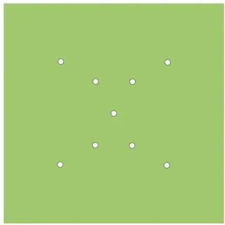 Creative Cables Rose-one System Square Cvfq409xf116 Hellgrünes Paneel - Green - 400 mm