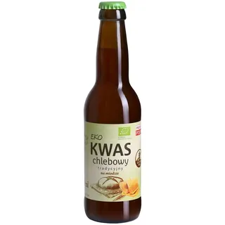 TRADITIONELLER BROT-Kwas mit Honig, glutenfrei, Bio, 330 ml - ECO NATURA