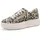 Tamaris Leder/Textil leopard Leder Textil Schuhe Plateausneaker
