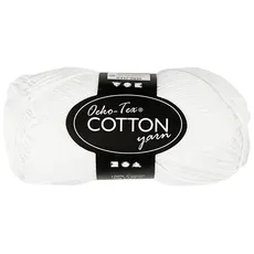 Creativ Company Cotton yarn White 50gr 170m