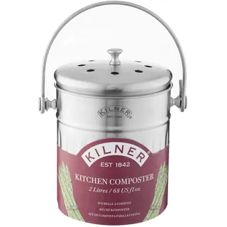 Kilner Küchen Komposter 2 l Silber