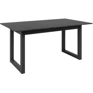 Finori Küchentisch 90 x 75 x 160 cm grau/schwarz