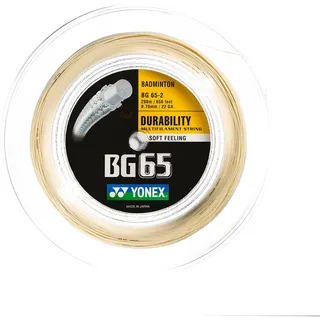 Yonex BG 65 0.70mm (Allround+Haltbarkeit) natur 200m Rolle