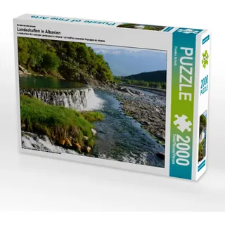 CALVENDO Puzzle Ein Motiv aus dem Kalender Landschaften in Albanien | 2000 Teile Lege-Größe 90x67cm Foto-Puzzle für glückliche Stunden