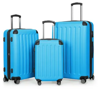 HAUPTSTADTKOFFER Spree Koffer-Set 3-tlg. cyanblau