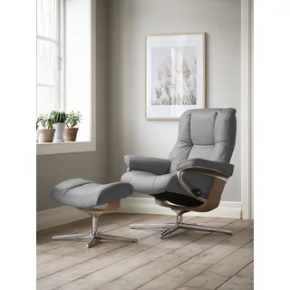 Stressless® Relaxsessel »Mayfair« mit Cross Base, Größe S, M & L, Holzakzent Eiche grau