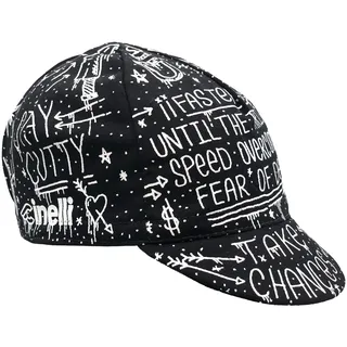 Cinelli Rider Collection Chas Christiansen Radkappe schwarz/weiß Einheitsgröße
