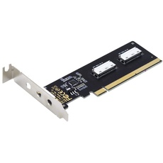 cablecc PCIE PCI-Express 16x auf Dual Oculink SFF-8612 SFF-8611 8X VROC Adapter für Mainboard SSD Grafikkarte