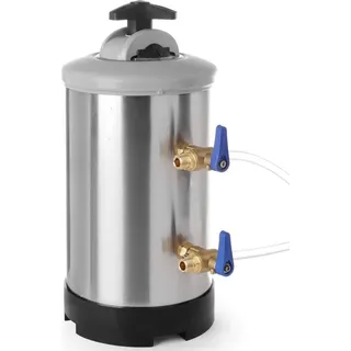 HENDI Wasserenthärter, Hartwasseraufbereitungssystem, Entkalkunganlage, Wassertemperatur von 4-25°C, Druck 1-8 Bar, Filterkapazität: (20°F/30°F/40°F) 1200/1000/900