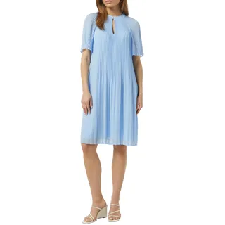Comma Fließendes Plissee-Kleid aus Chiffon
