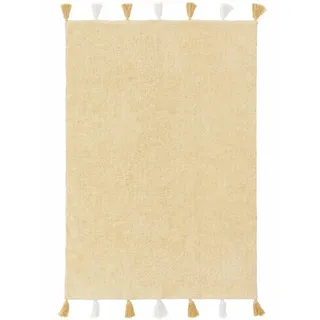 Lytte Kinderteppich waschbar Malu Gelb 150x220 cm , Textil , Beton Optik , Rechteckig , 150x220 cm , Oeko-Tex® Standard 100 , für Fußbodenheizung geeignet , Teppiche und Böden, Teppiche, Kinderteppiche