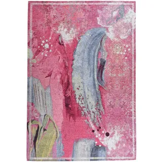 Gino Falcone Cosima-111 Webteppich 80 x 160 cm Rosa/Pink