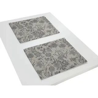 ADAM Audio Adam Platzset »Flower Cuvée Light«, schwarz,