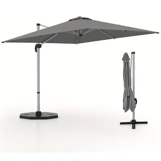 Schwebender Sonnenschirm - Sonnenschirm für Balkone - Garten-Sonnenschirm - Terrassen-Sonnenschirm - Kippbarer Sonnenschirm - 3 Meter groß - 360° schwenkbar