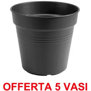 Angebot 5 Vase Green Basics Growpot 13CM Living Black