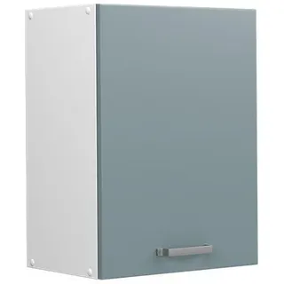 Vicco Hängeschrank R-Line Blau-Grau 45 cm , Holzwerkstoff , 2 Fächer , Rechteckig , 45x60x31 cm , Küchen, Küchenmöbel, Küchenschränke, Küchenoberschränke