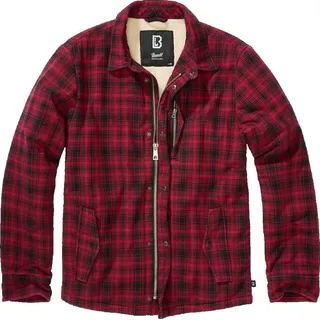 Brandit Textil Brandit Classic Sherpa Jacket rot/schwarz, Größe 4XL