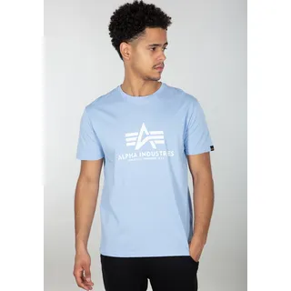Alpha Industries Basic T-Shirt für Herren, Light Blue