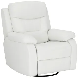 Livetastic Relaxsessel , Weiß , Textil , 90x102x76 cm , Wippfunktion , Wohnzimmer, Sessel, Relaxsessel