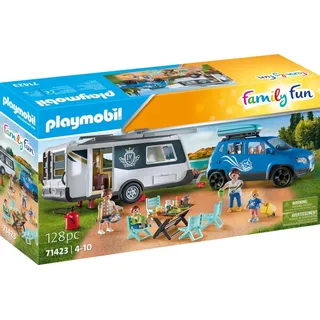 Playmobil Family Fun Wohnwagen mit Auto 71423